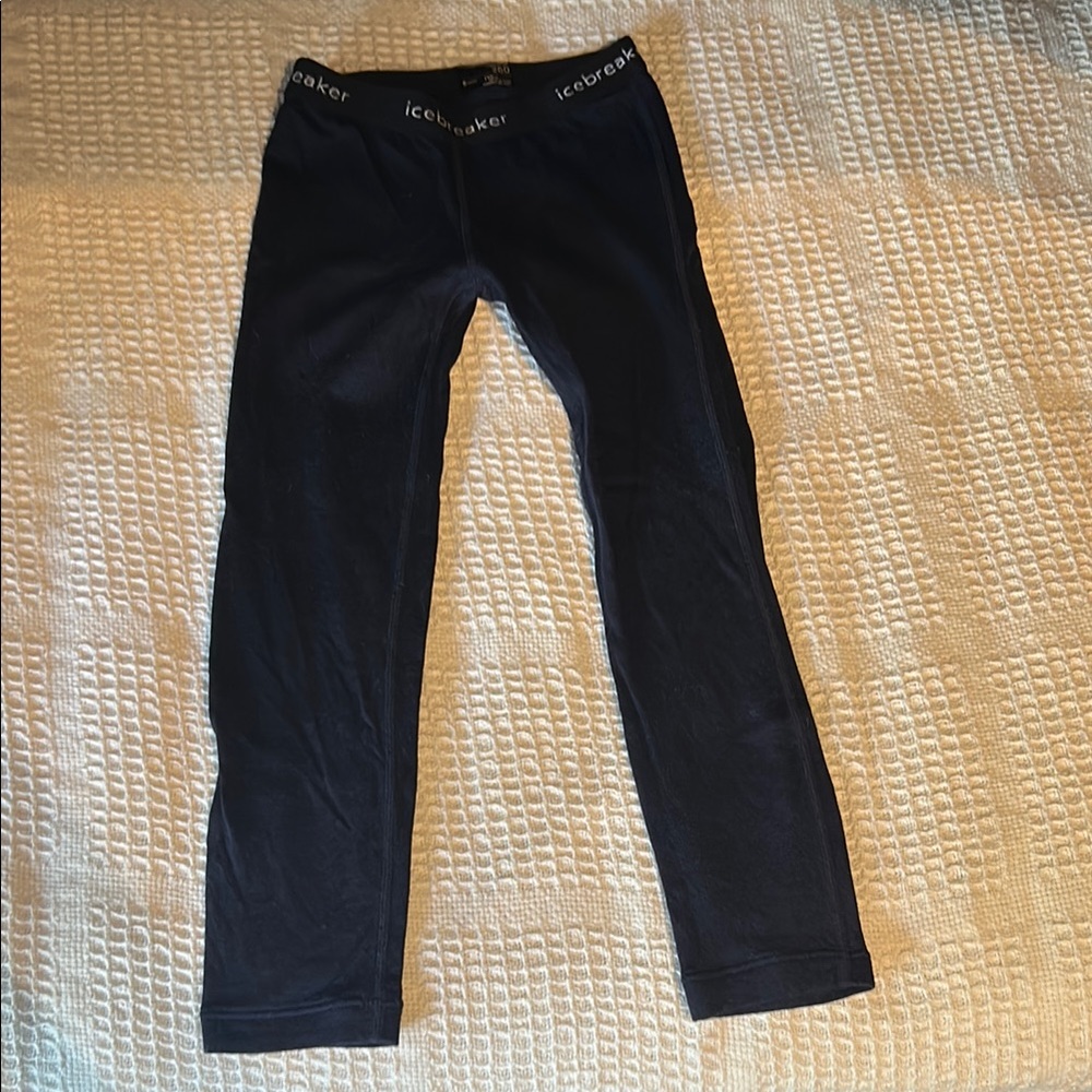 Icebreaker Boys (5) Navy Base Layer Pants